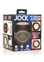 Jock 10x Vibrating And Squeezing Masturbator - Black/grey/clear